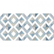 Декор глянцевая Дижон 04-01-1-08-05-71-2320-0 Бирюзовый 40x20 8мм  белый Belleza