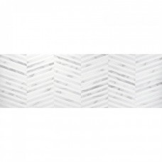 Керамическая плитка глянцевая Newbury Graz White Slim 90x30 7мм  белый Benadresa