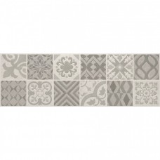 Керамическая плитка матовая Reine BND0592 Mosaico Vintage Silver 90x30 10мм  серый Benadresa