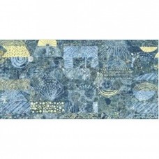 Керамогранит матовая Rockstone BZ75841 Azure Decor 120x60 9мм  голубой Bluezone