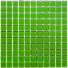 Мозаика глянцевая Green Glass (2.5x2.5) 30x30 4мм  зеленый Bonaparte