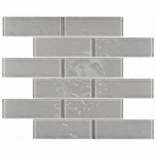 Мозаика глянцевая Rumba Grey (4.8x14.8) 30x30 4мм  серый Bonaparte