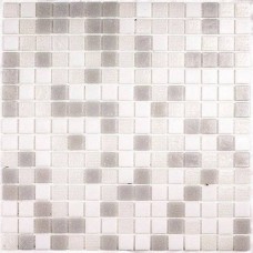 Мозаика глянцевая Aqua 400 (2x2) 33x33 4мм  серый Bonaparte