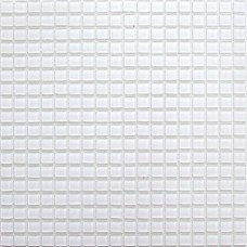 Мозаика глянцевая Super White (1.5x1.5) 30x30 4мм  белый Bonaparte