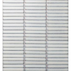 Мозаика глянцевая Finger Sweet Milk (1.2x9.2) 30x28 8мм  белый Bonaparte