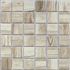 Мозаика матовая Wooden Light 31x31 8мм бежевый Bonaparte Мозаика матовая Wooden Light 31x31 8мм бежевый Bonaparte