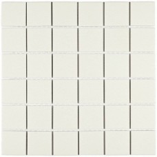 Мозаика матовая Arene White (4.8x4.8) 31x31 6мм  белый Bonaparte