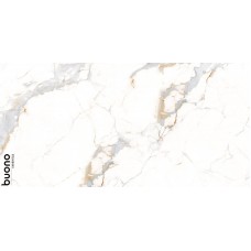 Керамогранит глянцевая Marble M4406P Аletta Glossy 120x60 8.5мм  белый Buono Ceramica