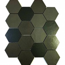 Мозаика матовая Resina Black + Havana Tobacco (7.2x8.2) 29x26 9мм  коричневый Casalgrande Padana