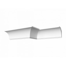 Гладкотянутый карниз Кт-338, 115Hx105мм