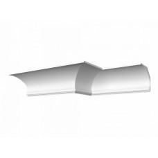 Гладкий отливной карниз Кт-449, 216Hx293мм