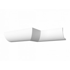 Кт-730 гладкий отливной карниз 320Нх350мм (стеклофиброгипс)