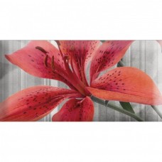 Декор глянцевая Monocolor Mix Flowers RBW 15x8 9мм  красный Absolut Keramika
