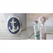 Декор глянцевая Monocolor Decor Cenefa Nautica B 20x10 9мм  синий Absolut Keramika