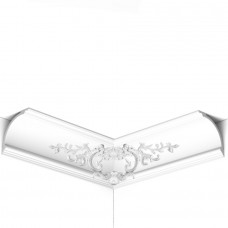 Потолочный плинтус C338B БАРОККО/BA-ROCK 200x18x18см Потолочный плинтус C338B БАРОККО/BA-ROCK 200x18x18см