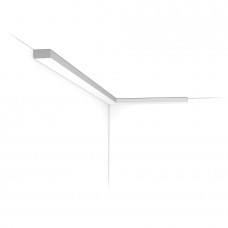 Потолочный плинтус SX194 КВАДРАТ/SQUARE 200x1x2см