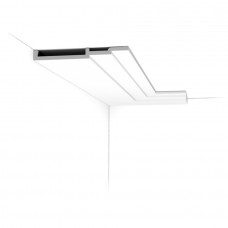 Потолочный плинтус SX181 ВЫСОКИЙ ШТРИХ/HIGH LINE 200x2x20см