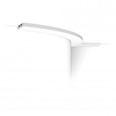 Потолочный плинтус SX157F КВАДРАТ/SQUARE 200x1x7см