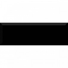 Керамическая плитка глянцевая Monocolor Biselado Brillo Negro 30x10 9мм черный Absolut Keramika Керамическая плитка глянцевая Monocolor Biselado Brillo Negro 30x10 9мм черный Absolut Keramika