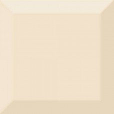 Керамическая плитка глянцевая Cube Kitchen Biselado Brillo Crema 10x10 9мм  бежевый Absolut Keramika
