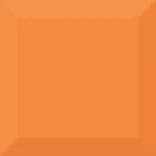 Керамическая плитка глянцевая Aroma Fosker Biselado Brillo Naranja 10x10 9мм  оранжевый Absolut Keramika