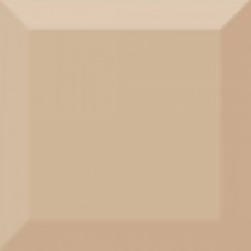 Керамическая плитка глянцевая Monocolor 100x100 Biselado ABS0295 Beige Brillo 10x10 8мм  бежевый Absolut Keramika