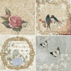 Декор глянцевая Monocolor 100x100 Milano Set Mei A 9мм  серый Absolut Keramika