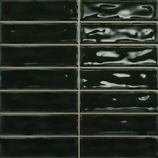 Керамическая плитка глянцевая Sticks Green Intenso 20x20 зеленый Absolut Keramika