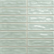 Керамическая плитка глянцевая Sticks Fern 20x20 зеленый Absolut Keramika