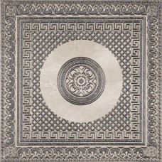 Декор матовая Dolomite Rect Deco Fortune Cinder Plata 49x49 10мм  серый Ceracasa