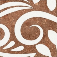 Вставка матовая Livorno Taco Elba Terracotta 7x7 9.9мм  коричневый Ceracasa
