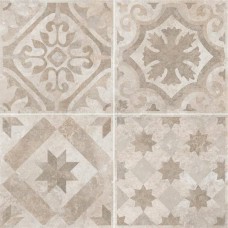 Декор матовая Livorno Deco. Medici Argilla 40x40 9.9мм  бежевый Ceracasa