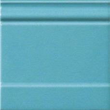 Плинтус матовая Amarcord Zoe99 Zoccolo Dark Pavone Matt 20x20 9мм  голубой Ceramiche Grazia