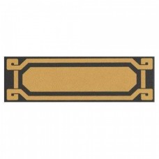 Бордюр матовая Old England OELDB2 List Black Leeds 20x6 8мм  многоцветный Ceramiche Grazia