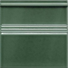 Плинтус глянцевая Modernista ADMO5205 Rodapie Clasico C/C Verde Oscuro 15x15 9мм  зеленый Adex