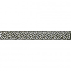 Бордюр глянцевая Studio ADST4022 Relieve Ponciana Eucalyptus 20x3 9мм  серый Adex