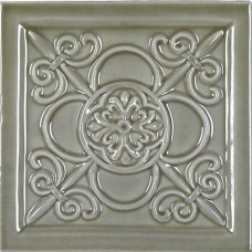 Декор глянцевая Studio ADST4031 Relieve Vizcaya Eucalyptus 15x15 9мм  серый Adex