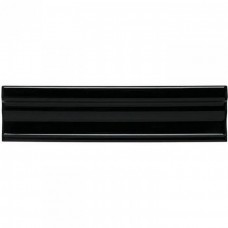 Бордюр глянцевая Neri ADNE5439 Cornisa Clasica Negro 15x4 9мм  черный Adex