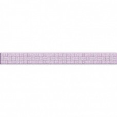 Керамическая плитка матовая Tropikana GL7H221 Стеклянный Сиреневый 35x4 8мм  черный Cersanit