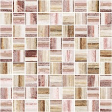 Мозаика глянцевая Alba A-AI2L451\G Многоцветная 30x30 7мм  бежевый Cersanit