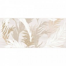 Декор глянцевая Atria A15917 Бежевый Листья 44x20 8.5мм  белый Cersanit