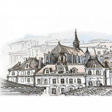 Вставка матовая Eifel EI2M451 D Многоцветная 35x25 9мм  белый Cersanit