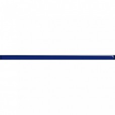 Бордюр глянцевая Universal Glass UG1U032 75x3 9мм  синий Cersanit