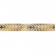 Бордюр глянцевая Universal Glass UG1A061 Желтый 60x5 10мм  золотой Cersanit