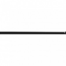 Бордюр глянцевая Universal Glass UG1U232 75x3 9мм  черный Cersanit