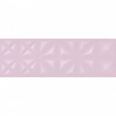 Керамическая плитка матовая Lila LLU072D розовый 75x25 9мм  Cersanit