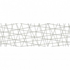 Декор глянцевая Vegas VG2U051-63 75x25 9мм  белый Cersanit