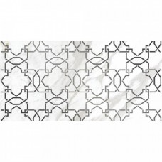 Декор глянцевая Royal Stone A16015 Узор белый 60x30 9мм  Cersanit