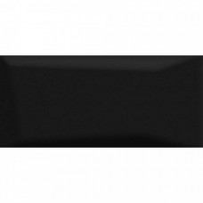 Керамическая плитка глянцевая Evolution EVG232 Облицовочная Рельеф черный 44x20 9мм  Cersanit