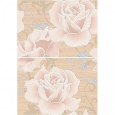 Панно глянцевая Miranda Flora MW2M452D Розы 50x35 9мм  бежевый Cersanit